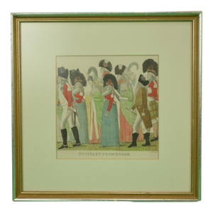 1970s Military Promenade C1795 Colour Lithograph