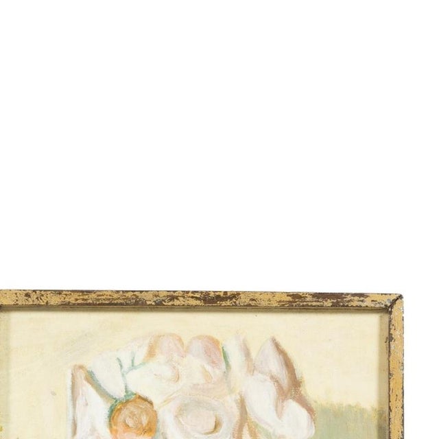 Serafim Pato, Flowers & Landscape, 1990s, Acrylic on Wood Paintings, Set of 2 For Sale - Image 4 of 6