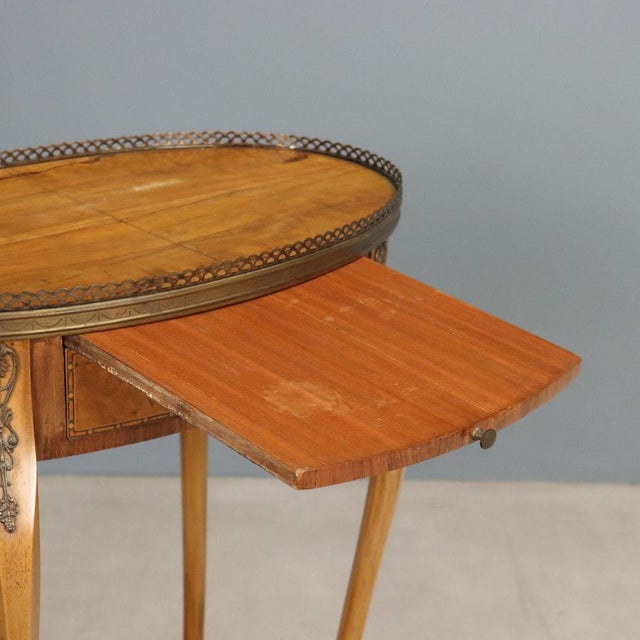Center Table in Walnut For Sale - Image 3 of 9