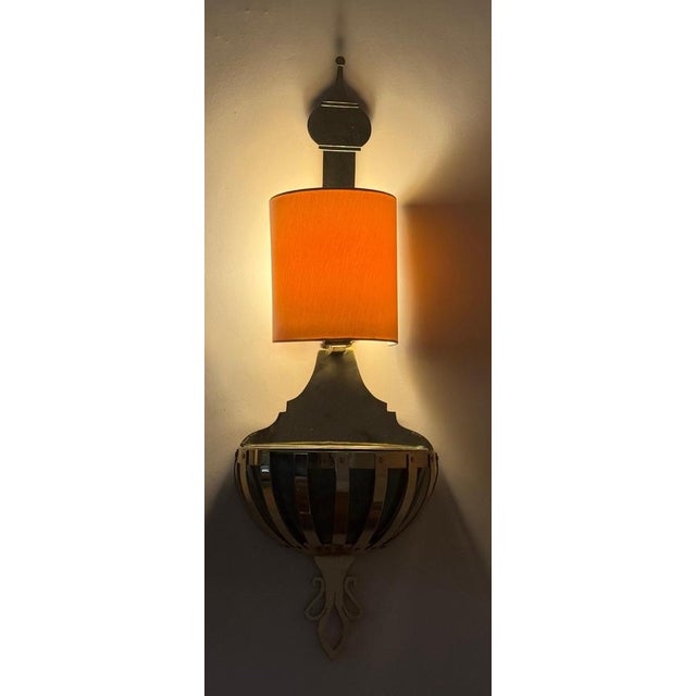 Brass Wall Lights with Planters from Valenti, Spain, 1970s, Set of 2 For Sale - Image 14 of 18