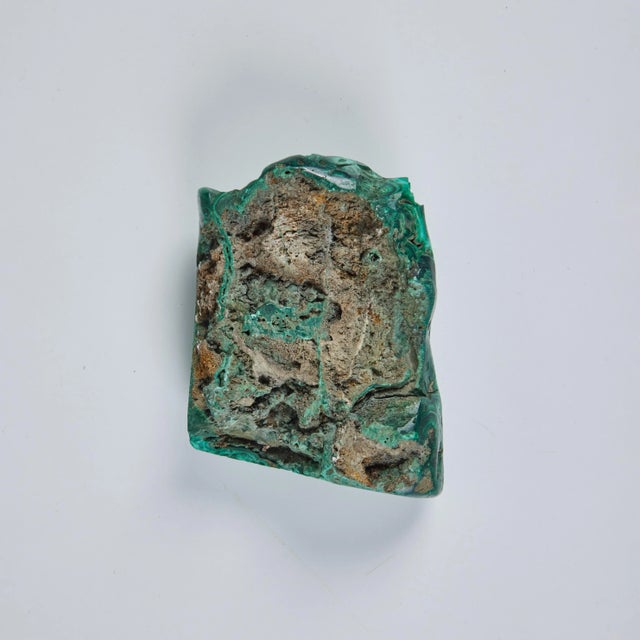 Biomorphic Malachite Sculpture For Sale - Image 11 of 11
