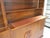 Brown 2 Pc. Bar Cabinet Walnut Toned Mid Century Deco Regency For Sale - Image 8 of 18