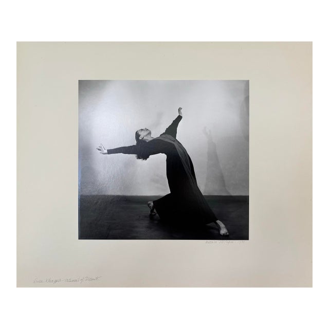 Barbara Morgan Signed Original Silver Gelatin Photograph “Louise Kloepper Statement of Dissent 1938” With Provenance Mounted on Board For Sale