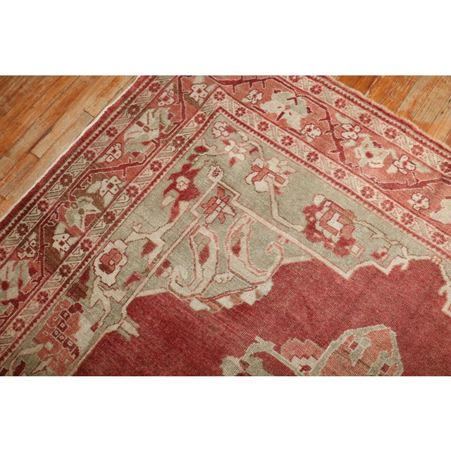 Antique Zabihi Collection Turkish Rug - 7'7" x 11'6" For Sale - Image 9 of 10