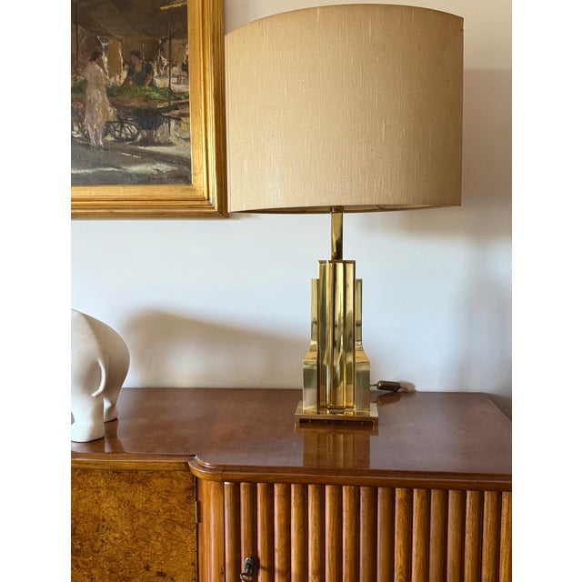 Frigerio Di Desio Luciano Frigerio, Hollywood Regency Mod. Tartaro Table Lamp Base, Italy 1970 For Sale - Image 4 of 12