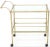 Mid 20th Century Solid Brass Faux Bamboo Rectangular Shape Two-Tier Serving Cart For Sale - Image 5 of 13