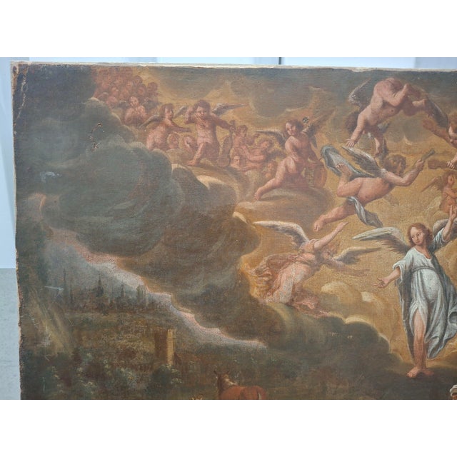 Continental School Oil on Canvas For Sale - Image 4 of 11