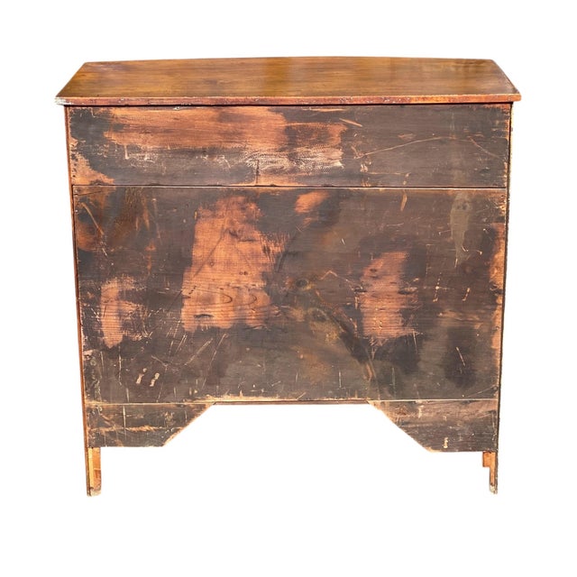 Antique Massachusetts Federal Mahogany Chest of Drawers / Dresser For Sale - Image 10 of 12