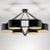 Contemporary Custom Diamond Satin Black Ceiling Light For Sale - Image 3 of 6