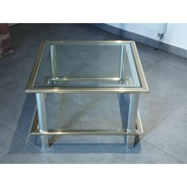 Modern Two-Tone Coffee Table from Maison Lancel, 1970s For Sale - Image 3 of 10