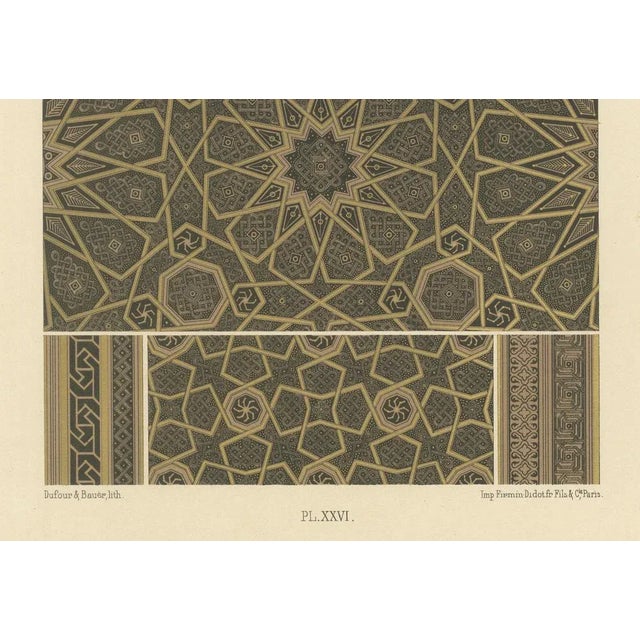 Dufour and Bauer after Albert Racinet, XXVI of L’Ornement Polychrome, 1869, Paper For Sale - Image 3 of 10
