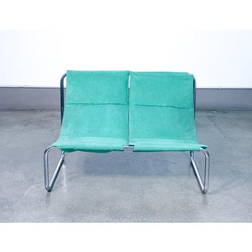 Vintage Cantilever Loveseat, 1970s For Sale - Image 11 of 18