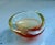 Mid-Century Modern 1950s Barbini Murano Art Glass Gold Leaf Bowl Mid Century Modern Italy For Sale - Image 3 of 7