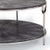2000 - 2009 Chrome Coffee Table Shagreen Top For Sale - Image 5 of 5