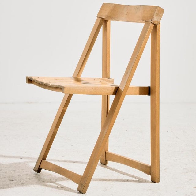 Beech Chair by Aldo Jacober for Alberto Bazzani, 1960s For Sale - Image 3 of 13