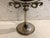 20th Century Round Free-Standing Shower Mirror in Silver-Plated Bronze For Sale - Image 9 of 10