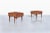 Crafted in the United States during the 1960s, this pair of mid-century modern walnut side tables showcases the clean...