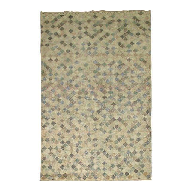 1940s Turkish Deco Rug - 2'5" x 9'8" For Sale