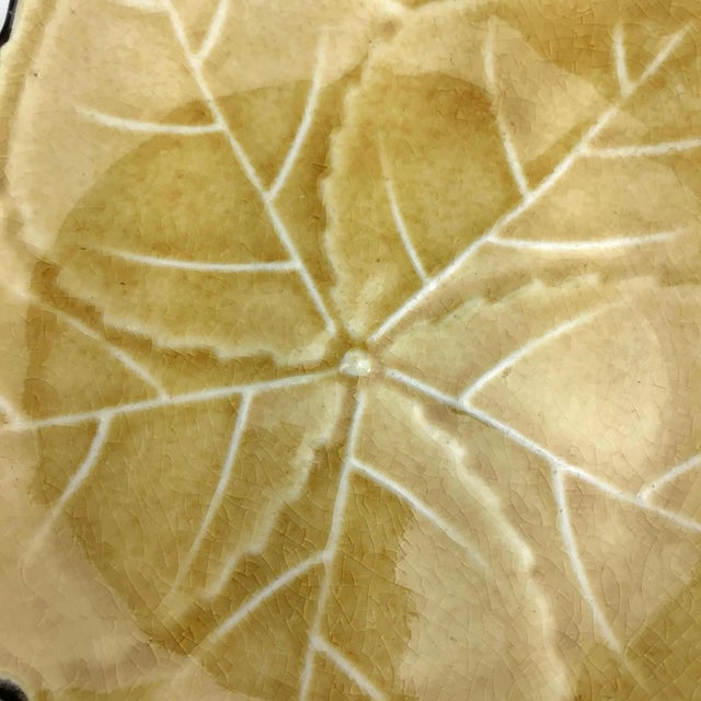 Vintage Porcelain Maple Leaf Trinket Plates - a Pair For Sale In Portland, ME - Image 6 of 8