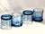 Glass Vintage Anchor Hocking Old Fashioned Glasses in Tartan Blueberry, Set of 4 For Sale - Image 7 of 11