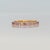 2020s Purple Sapphire Band in Solid 14k Gold - Minimalist Stackable Ring Fine Jewelry, Size 6.75 For Sale - Image 5 of 9