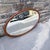 Oval Wall Mirror in Mahogany For Sale - Image 3 of 8