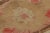 Rug & Kilim Antique Hooked Rug With Brown Floral Medallion & Vine Border - Rug & Kilim For Sale - Image 4 of 7