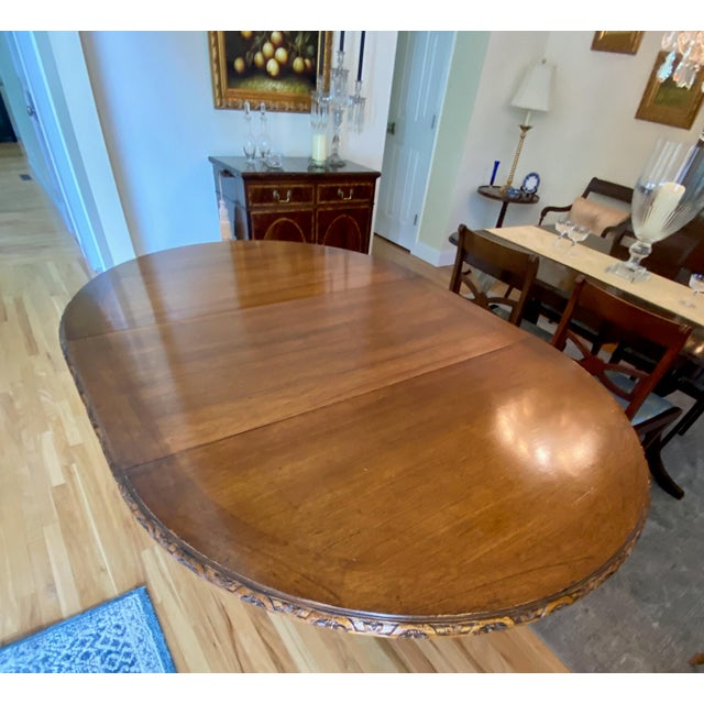 This Hand Carved Solid Wood, Round Expandable Dining Table. Aesthetics of this table draw heavily from the Spanish,...