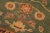 1980s 1980s Shabby Chic Green/Gold Wool Rug - 7'3" X 10'1" For Sale - Image 5 of 10