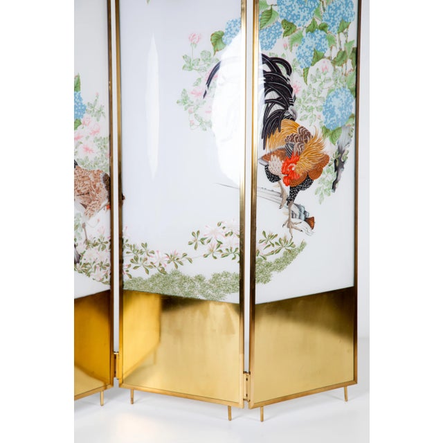 Art Deco Style Screen, 1980s For Sale - Image 4 of 6