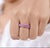 Natural 6.96 cts pink sapphire ring in 18k gold For Sale - Image 18 of 18