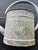 Vintage Galvanized Zinc Metal Watering Can w/ a Large Loop Handle also known as Bat watering can. Has 11 embossed on the...