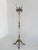 Metal Vintage Italian Onyx Marble and Brass Hall Tree with Rotating Crown and Sculptural Base, 1960s For Sale - Image 7 of 18