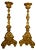 Large European Carved Gilt Torcheres, Set of 2 For Sale