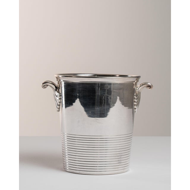Mid 20th Century Mid 20th Century France Silver Ice Bucket For Sale - Image 5 of 15