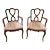 Vintage French Style Infinity Loop Splat Armchairs -- a Pair For Sale
