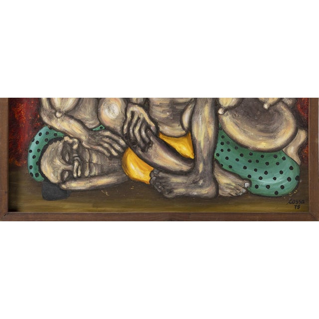 Samson Cossa, 1975, Oil Painting on Platex For Sale - Image 6 of 8