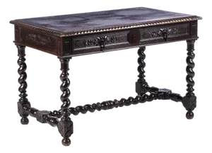 Coffee Table in Carved Oak