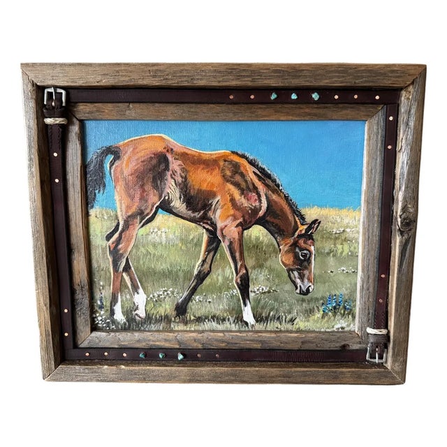 "Que Curiosa" ~ Willie Britt, Original Acrylic Painting. For Sale