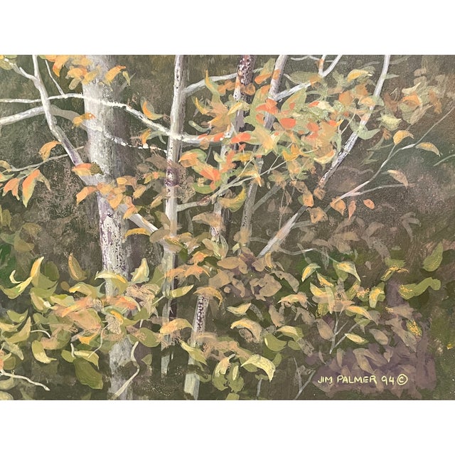 1994 Jim Palmer Blue Ridge Mountain Painting For Sale - Image 4 of 5