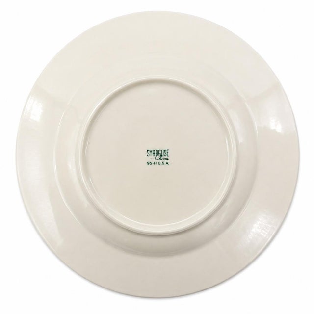 Ceramic Vintage Buttonwood Club New York Stock Exchange Plate 10.75"d For Sale - Image 7 of 9