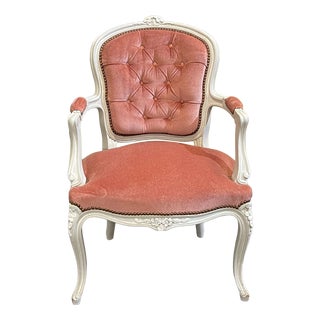 Louis XV Style Cabriolet Armchair, 1970s For Sale