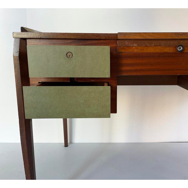 Desk with Drawers, 1950 For Sale - Image 12 of 15