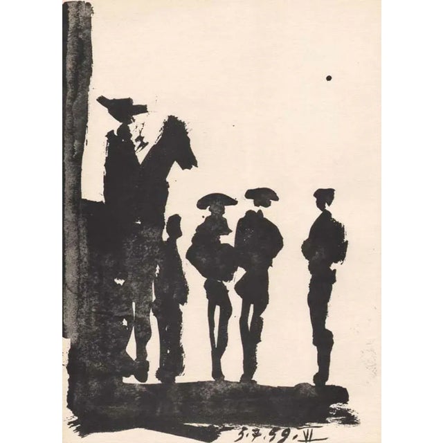 Artist: Pablo Picasso Country: Spain Title: Toros y Toreros 6 dated 5/7/59 Medium: Bichromie Marks: Not signed not...