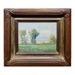 Maurice Braun -Early California Eucalyptus Landscape -Oil Painting