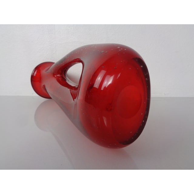 Red Murano Glass Vase, Italy, 1960s For Sale - Image 15 of 18