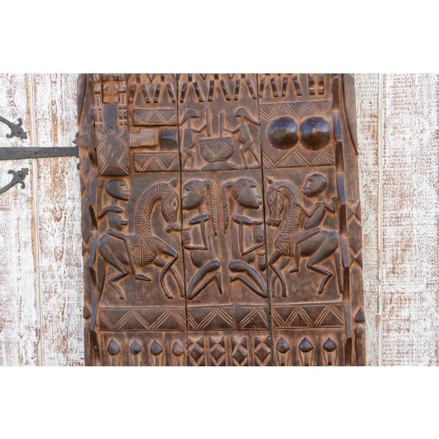 Antique Bold Carved African Door Chairish