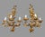 Pair of 29” Vintage Italian 3 Light Candelabra Wall Sconces W Prisms & Figural Cherubs For Sale - Image 9 of 9