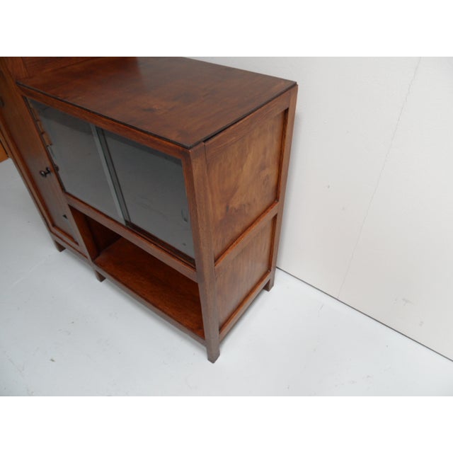 Art Deco Oak Display Cabinet, 1920s For Sale - Image 6 of 11