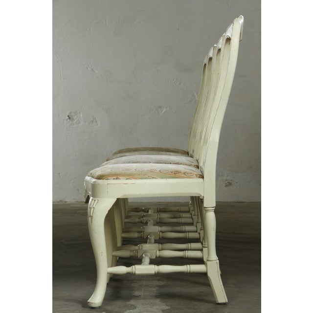 Vintage Louis XV Swedish Rococo Conservatory Chairs, 1900s, Set of 4 For Sale - Image 14 of 18
